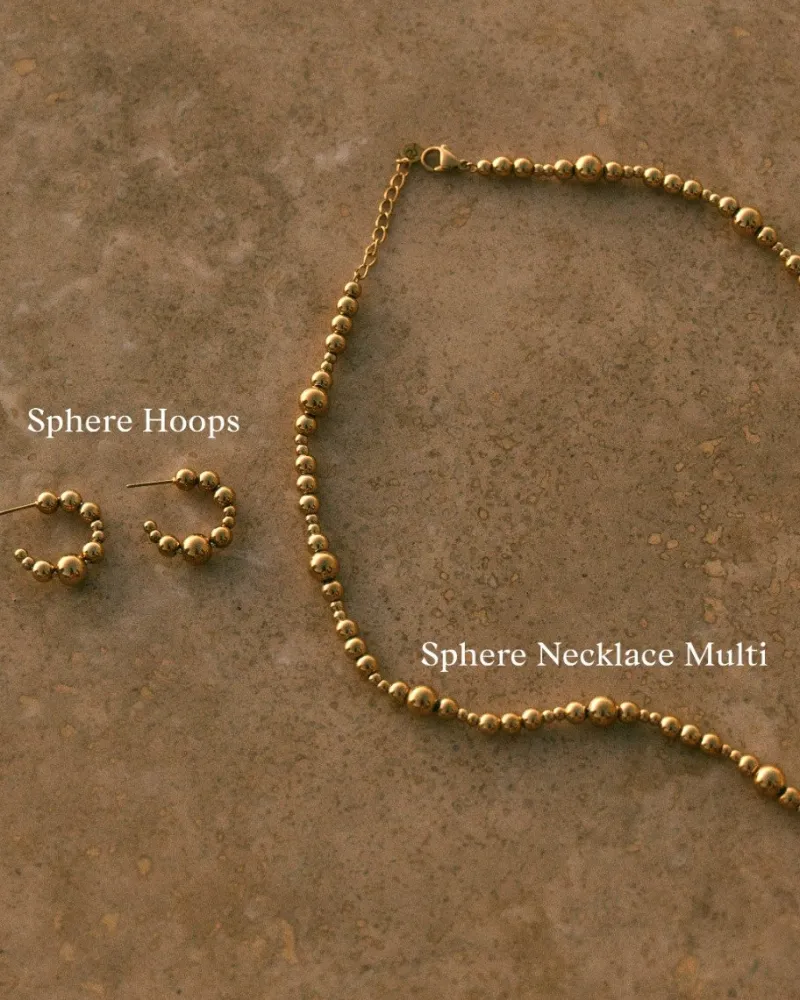 Sphere Halsband Multi Guld>Edblad New