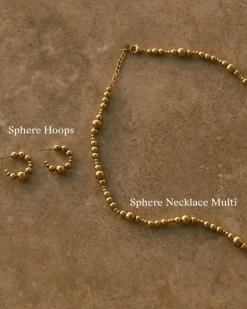 Sphere Hoops – Guld><noscript><img width=