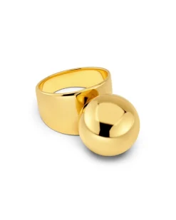 Sphere Ring – Guld>Edblad