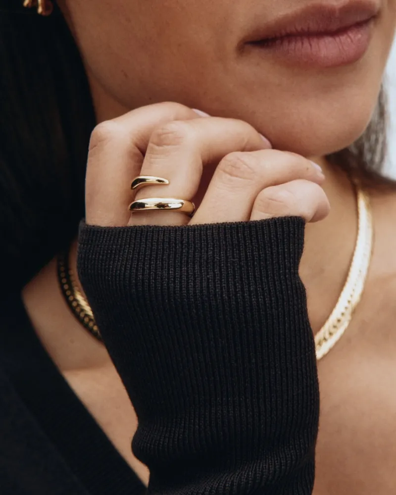 Spire Ring – Guld>Edblad New