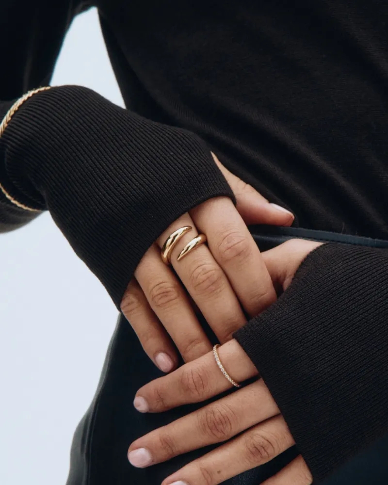 Spire Ring – Guld>Edblad New