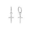 Spirit Cross Hoops – Stål>Edblad Discount
