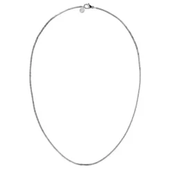 Square Link Halsband Stål>Edblad