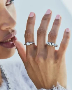 Star Sparkle Ring Stål 127595><noscript><img width=