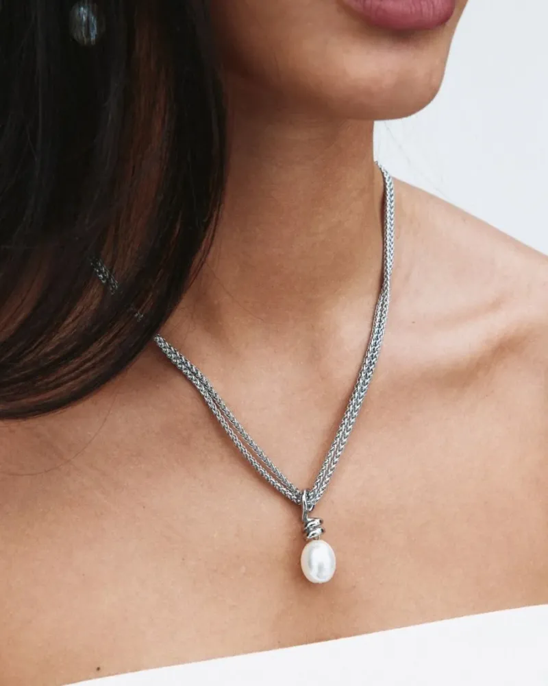 Swivel Halsband Pearl L – Stål>Edblad Clearance