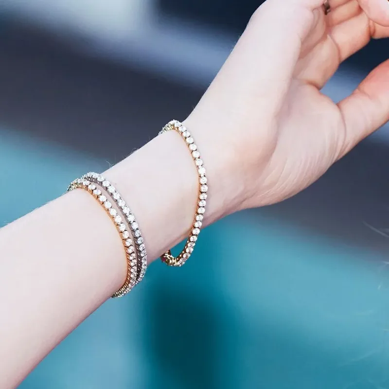 Edblad Tennis Stål Guld>Armband Hot