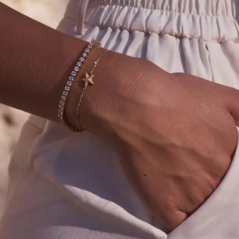 Edblad Tennis Stål>Armband Best