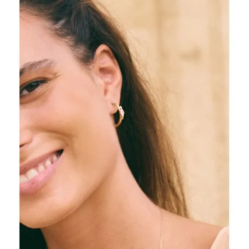 Trinny Hoops Örhängen Guld>Edblad Clearance