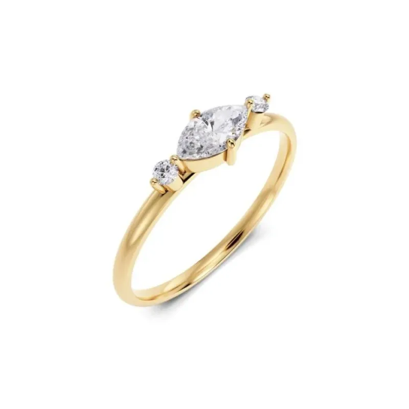 Trinny Ring Guld>Edblad Outlet