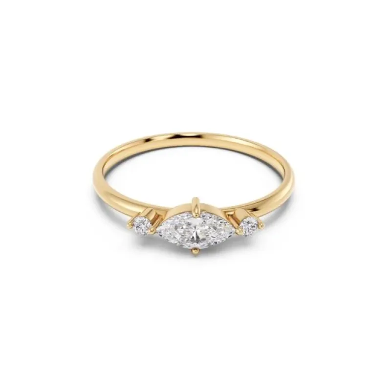 Trinny Ring Guld>Edblad Outlet