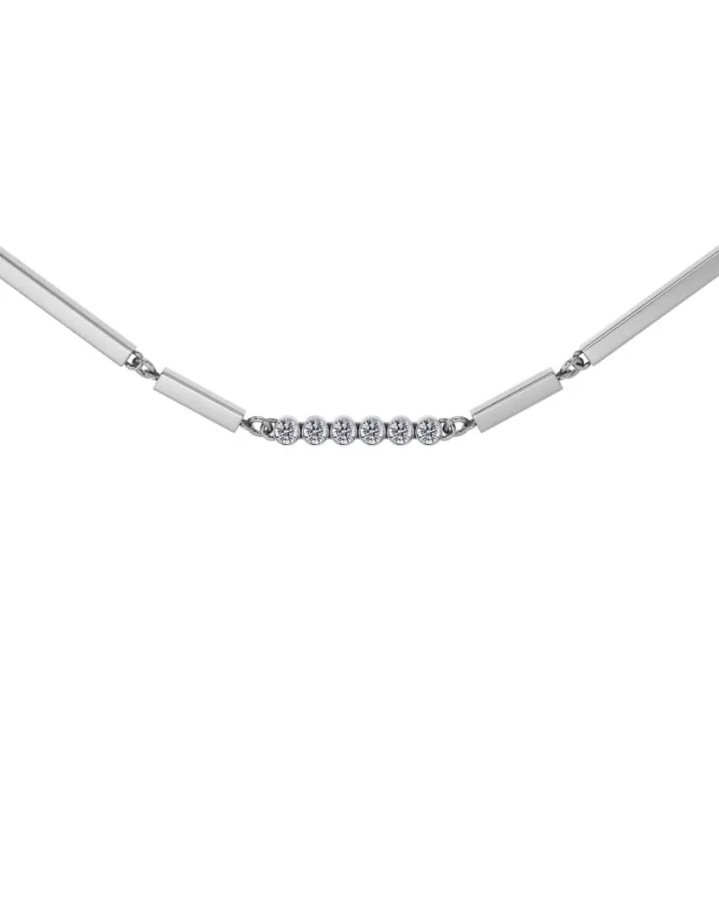 Twiggy Multi Halsband Stål>Edblad Outlet