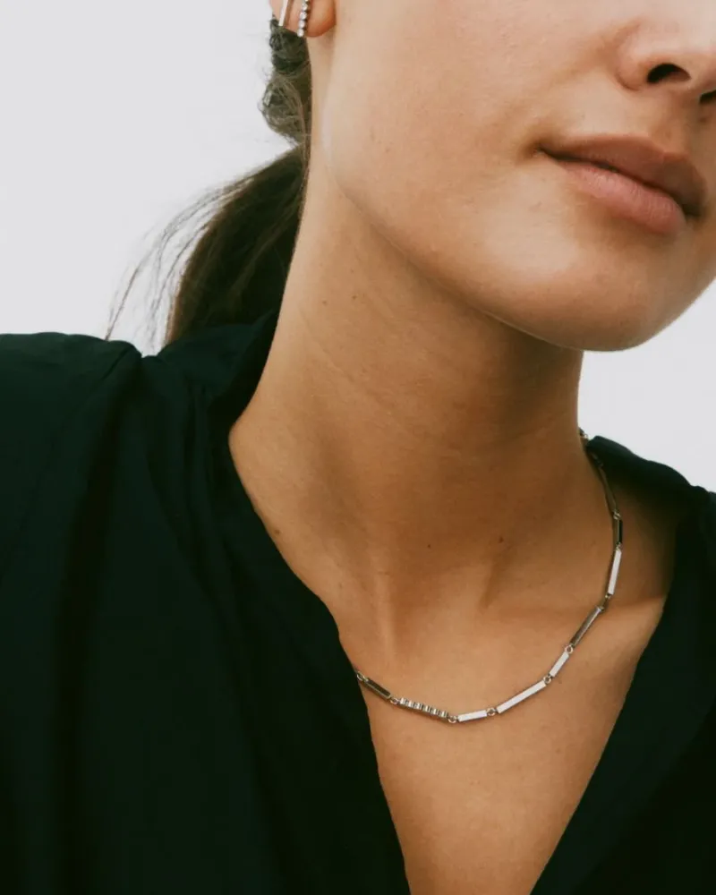 Twiggy Multi Halsband Stål>Edblad Outlet