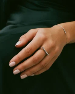 Twiggy Ring CZ Stål><noscript><img width=