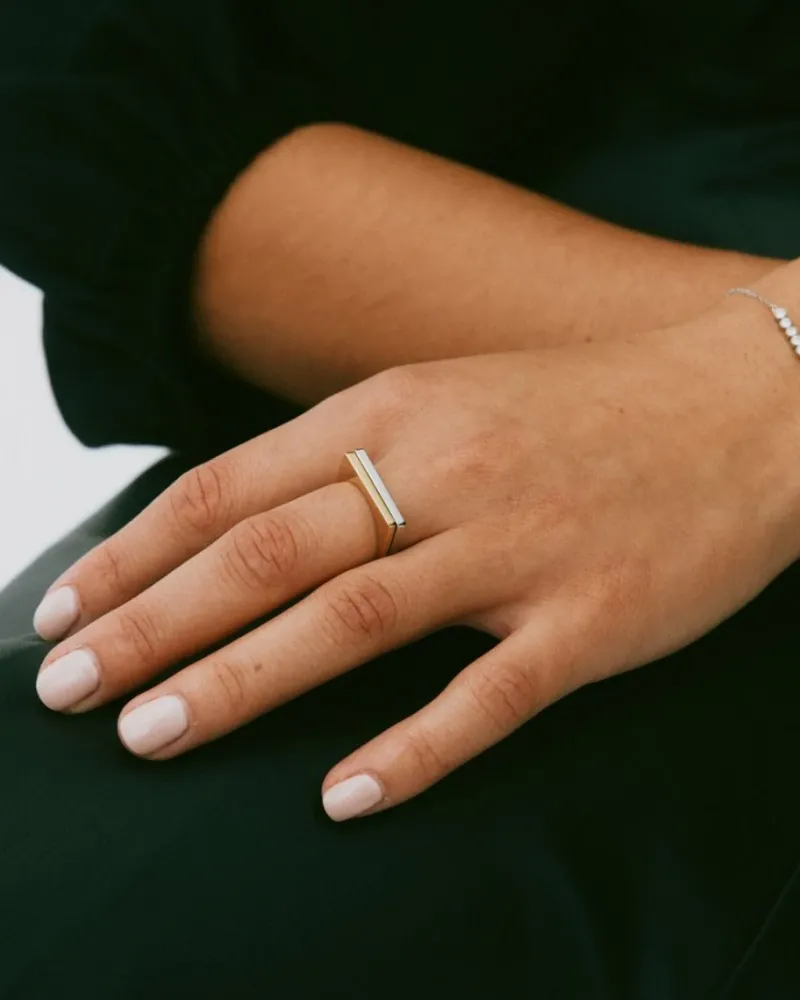 Twiggy Ring Guld>Edblad New