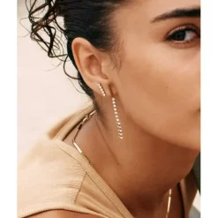 Twiggy Studs Örhängen CZ Guld>Edblad Sale
