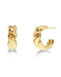 Twist Hoops S Örhängen Guld>Edblad Outlet