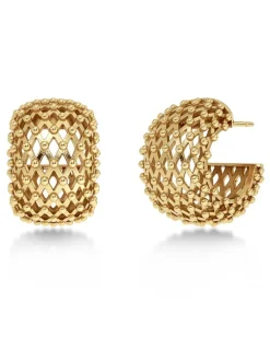 Viva Hoops L – Guld>Edblad Clearance