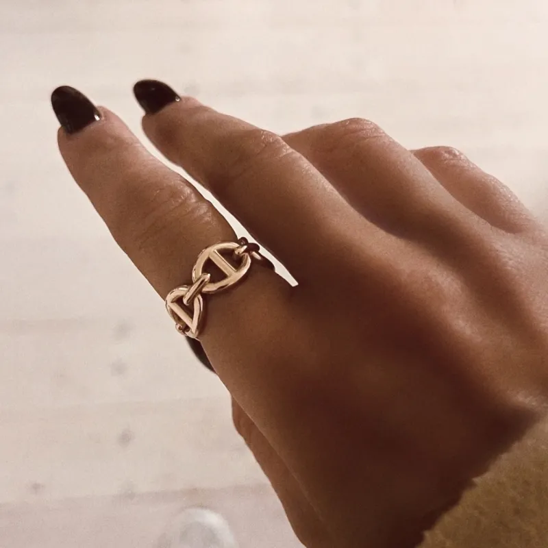 Anchor Ring Guld Ring171>Emma Israelsson Best