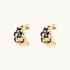 Braided Örhängen Guld Ear209>Emma Israelsson Discount