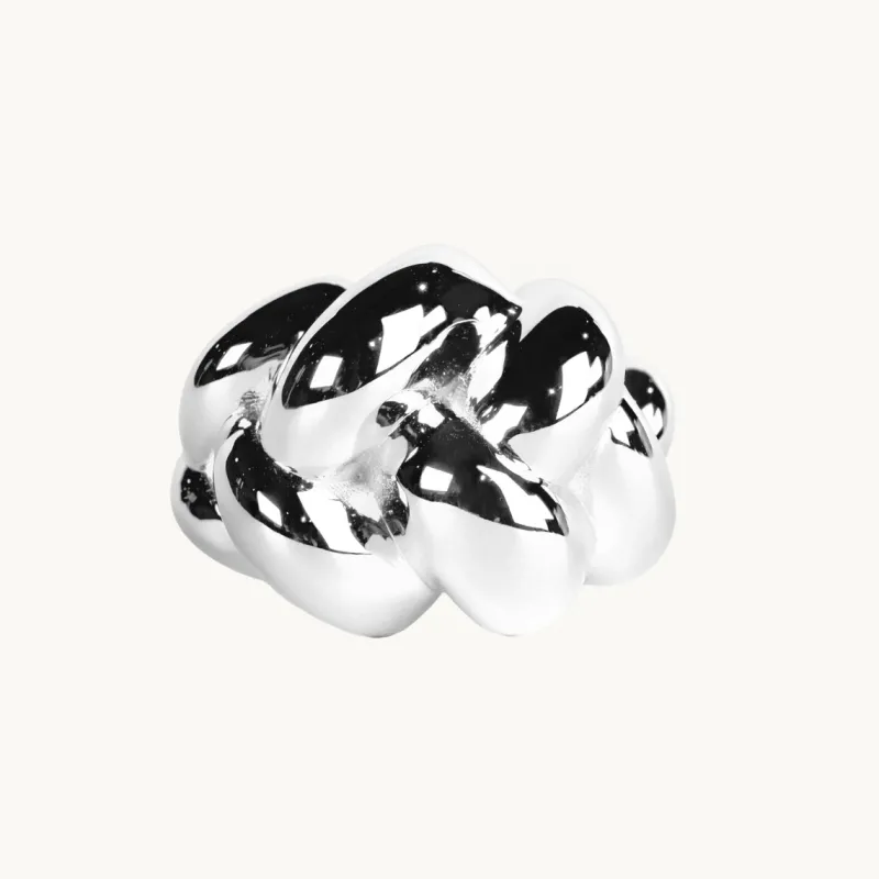 Braided Ring Silver Ring158>Emma Israelsson Outlet