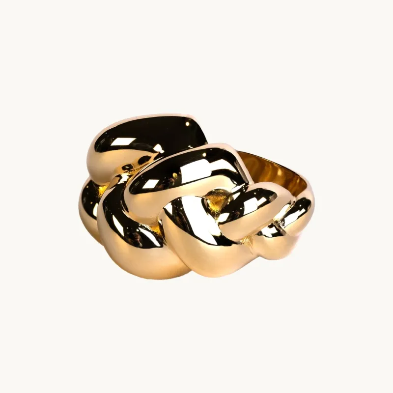 Braided Ring Guld Ring159>Emma Israelsson Clearance