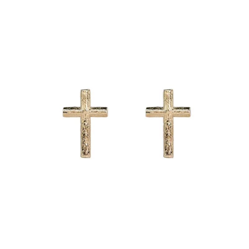 Branch Cross Pin Örhängen Guld Ear105>Emma Israelsson Online
