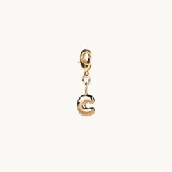 Emma Israelsson Bubble Bokstav Berlock Guld>Charms New