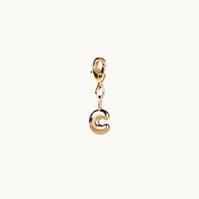 Emma Israelsson Bubble Bokstav Berlock Guld>Charms New