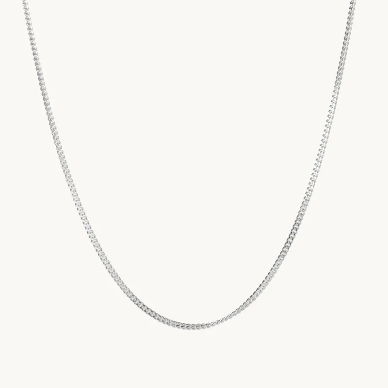 Chunky Curb Justerbar Kedja Silver – Chain040>Emma Israelsson Discount