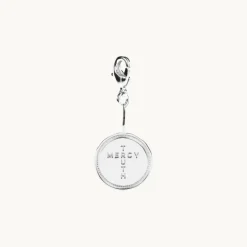 Emma Israelsson Cross Coin Charm Silver Charm013>Charms Discount