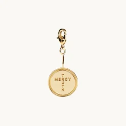 Emma Israelsson Cross Coin Charm Guld Charm014>Charms Sale