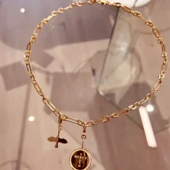 Emma Israelsson Cross Coin Charm Guld Charm014><noscript><img width=