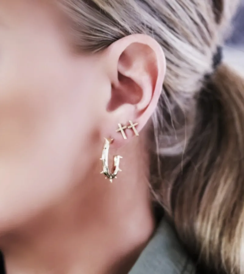 Fig Tree Hoops (Guld) Ear121 ( Mega Kampanj )>Emma Israelsson Discount