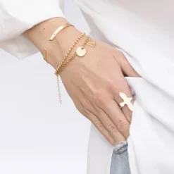 Emma Israelsson Globe Guld Brace055>Armband