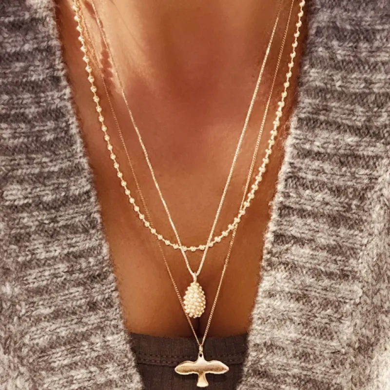 Globe Chain Silver Chain025>Emma Israelsson Online