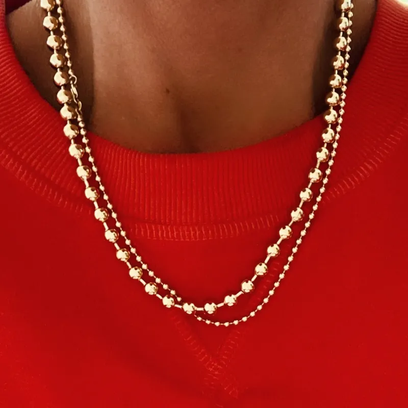 LARGE GLOBE CHAIN SILVER – chain027>Emma Israelsson Best