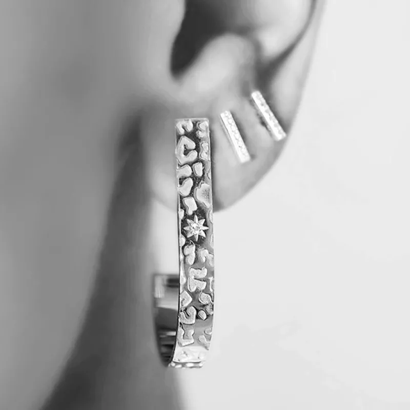 Leo Hoops Silver Ear098 ( Mega Kampanj )>Emma Israelsson Hot