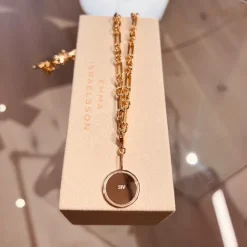 Emma Israelsson Name Coin Wreath Charm Silver Charm019>Charms Outlet