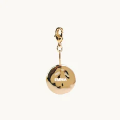 Emma Israelsson Name Coin Organic Charm Guld Charm022>Charms Discount