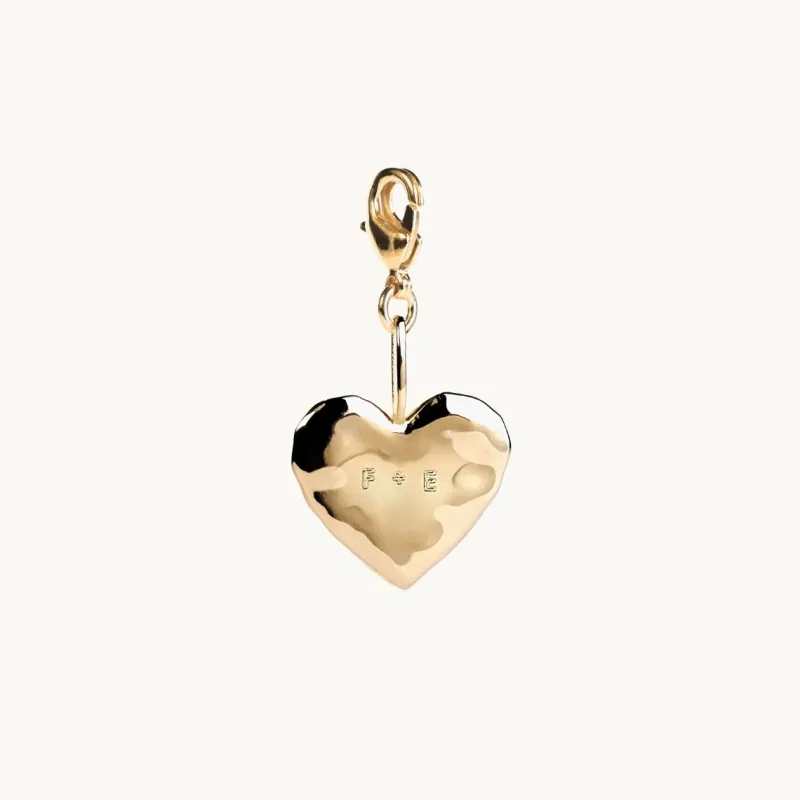 Emma Israelsson Name Heart Organic Charm Guld Charm032>Charms Sale