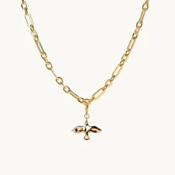 Organic Dove Chunky Kedja Guld Neck175>Emma Israelsson