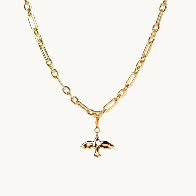 Organic Dove Chunky Kedja Guld Neck175>Emma Israelsson