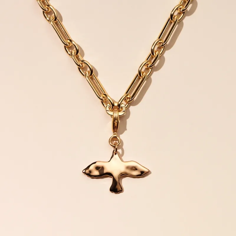 Organic Dove Chunky Kedja Guld Neck175>Emma Israelsson