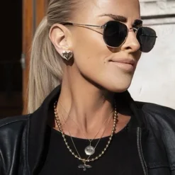 Organic Heart Örhängen Guld Ear196>Emma Israelsson Clearance