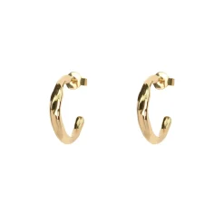 Organic Hoops Guld Ear178>Emma Israelsson Outlet