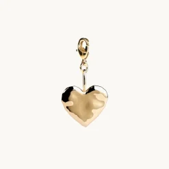 Emma Israelsson Organic Heart Charm Guld Charm010>Charms Online
