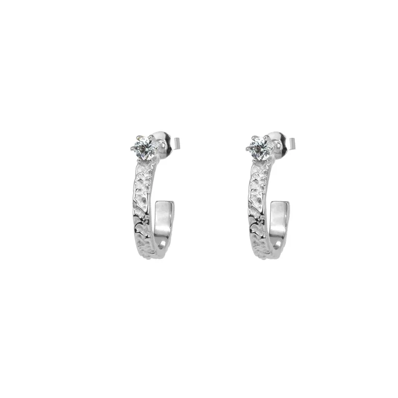 Princess hoops stone små silver – ear155>Emma Israelsson Clearance