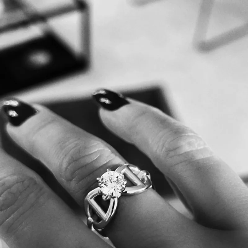 Princess Anchor Ring Silver>Emma Israelsson Sale