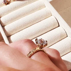 Princess Ring Open Guld Ring137><noscript><img width=