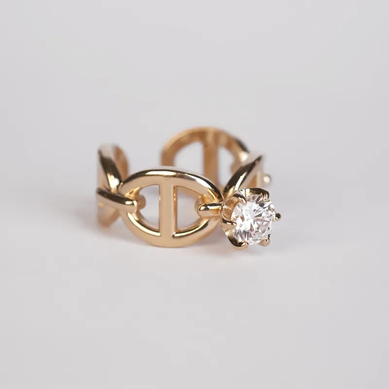 Princess Anchor Ring Guld>Emma Israelsson Sale